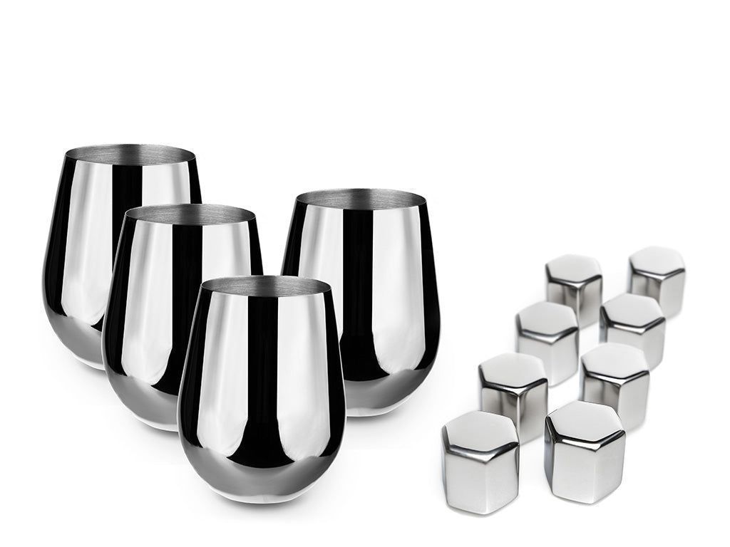 TRINKBEHÄLTER SET - EDELSTAHL TASSE - 1