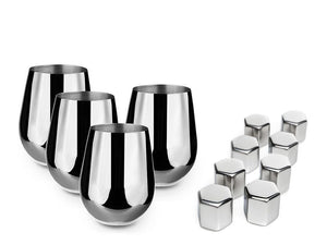 TRINKBEHÄLTER SET - EDELSTAHL TASSE - 1