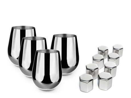 TRINKBEHÄLTER SET - EDELSTAHL TASSE - 1