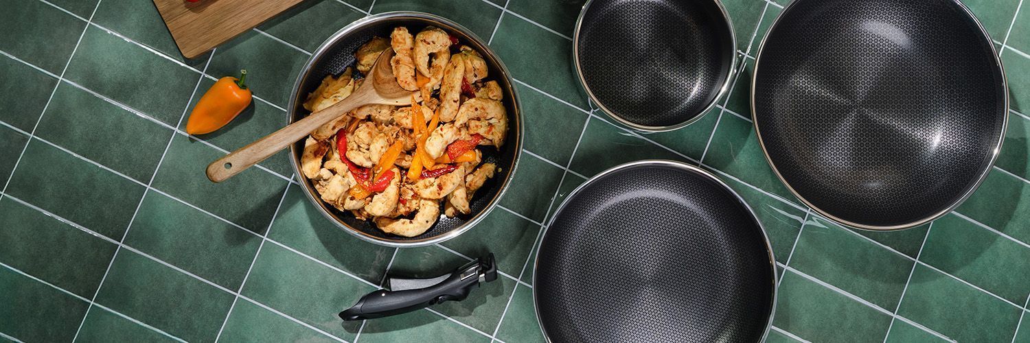 SAUTÉPFANNE MIT ABNEHMBAREM GRIFF 26CM SET - 8
