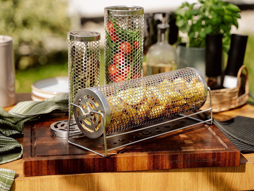 GRILLKORB ZYLINDER – MITTEL - 6