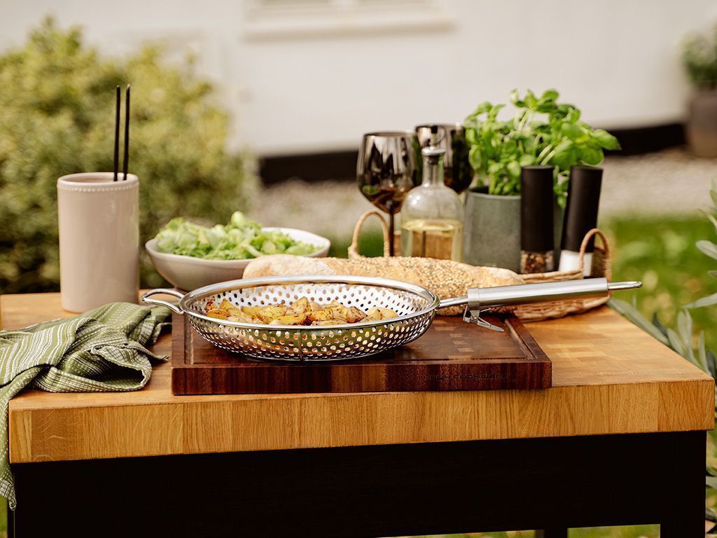 BBQ-GRILLPFANNE MIT ABNEHMBAREM GRIFF 28 CM - 7
