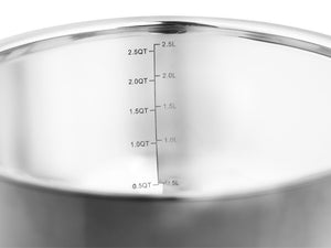 EDELSTAHL-RÜHRSCHÜSSELN – 3000ML - 2