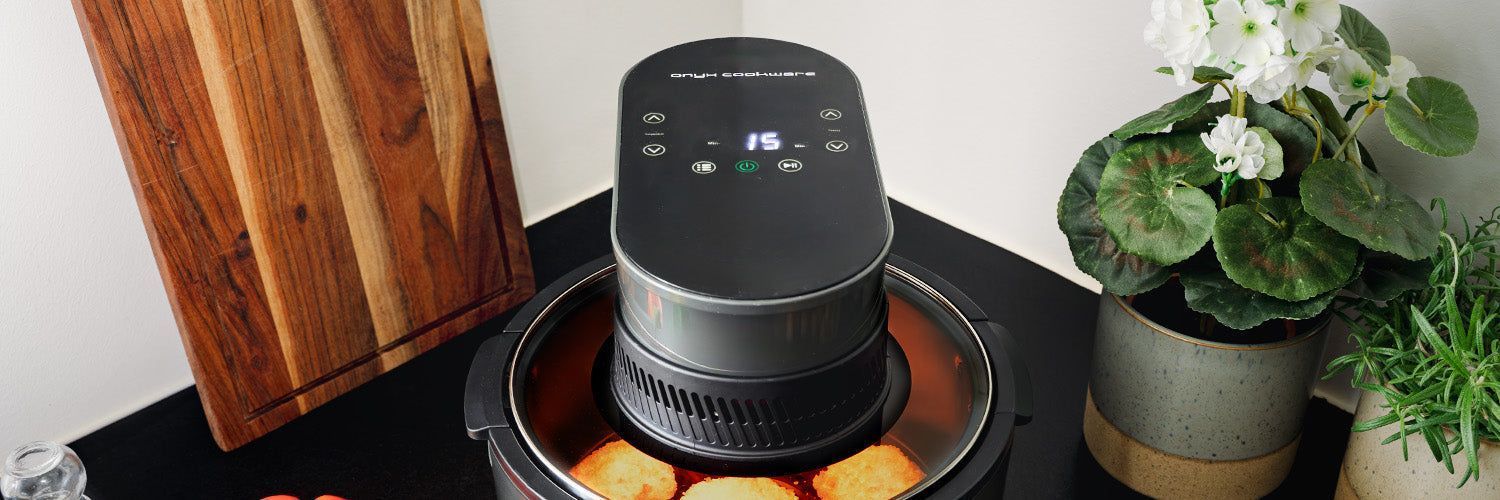 GRILL HEISSLUFTFRITTEUSE – 5L OBERSEITENBEDIENUNG