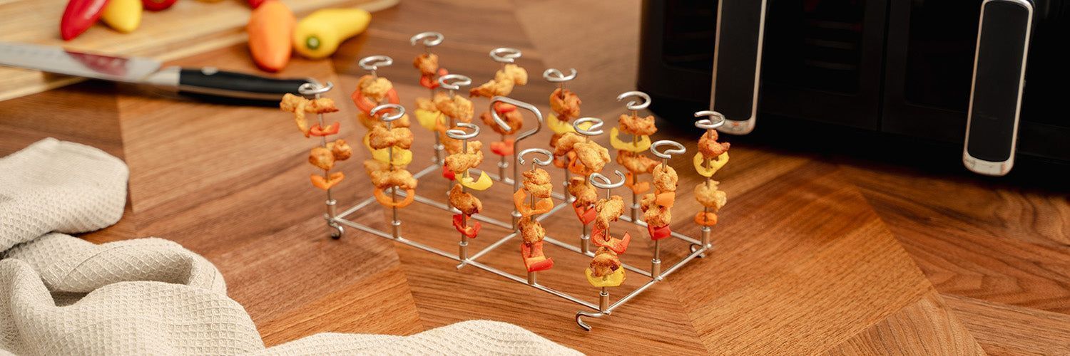 HEISSLUFTFRITTEUSE SPIESSSTAND - DUAL - 5