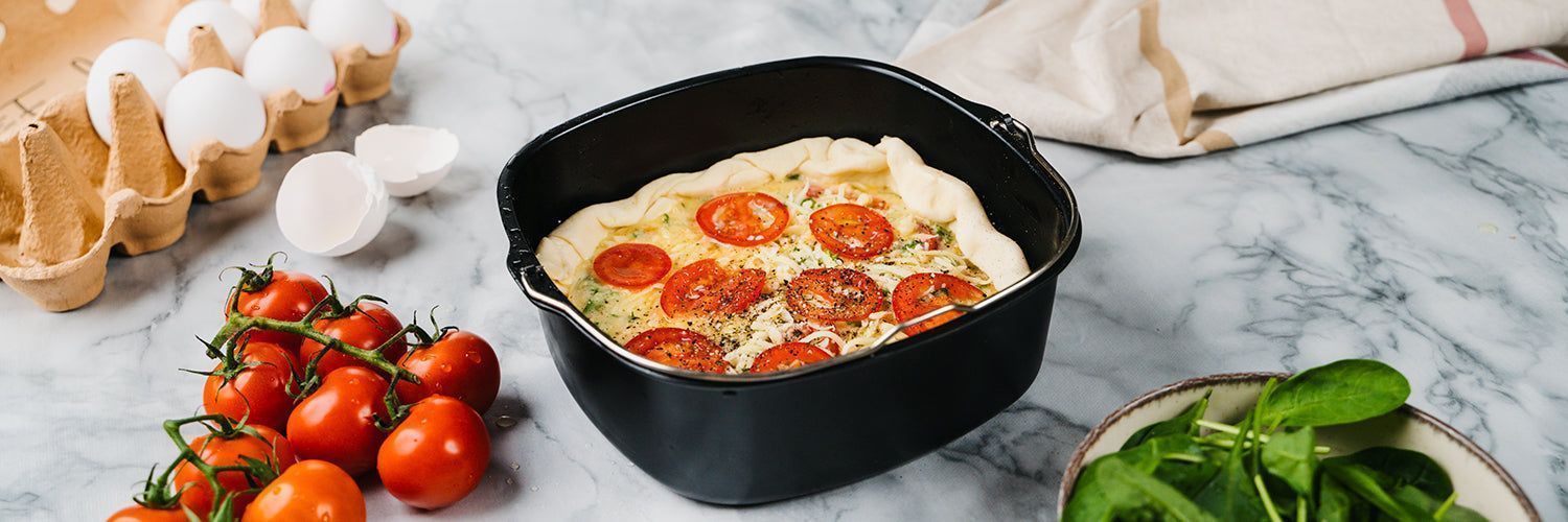 HEIßLUFTFRITTEUSEN KUCHENPFANNE - 8L - 6